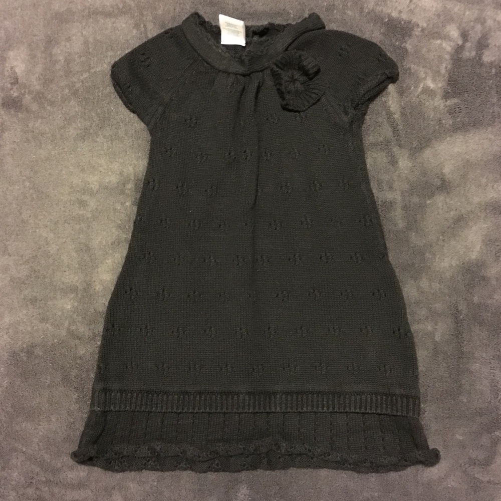 Wonderkids black sweater dress